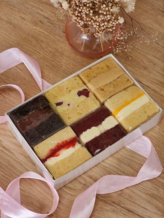 Wedding cake sample box